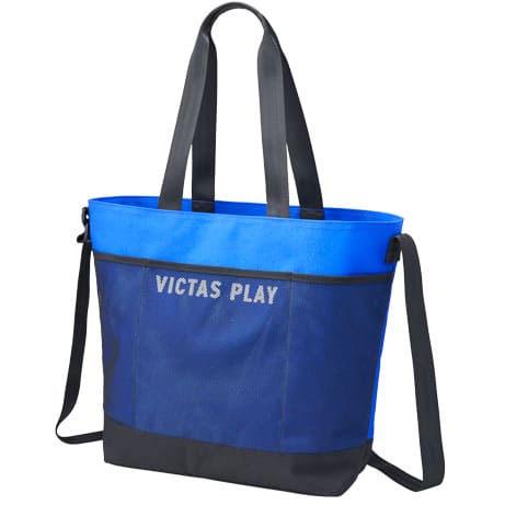 [682501-1000-0999] MESH POCKET DOUBLE STRAP TOTE (Хар)